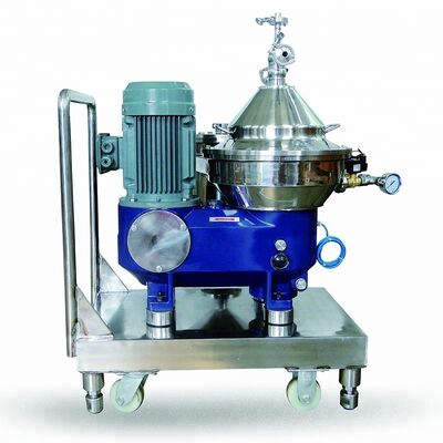 Disc Electric 3 Phase test Milk Water Separator Small with PLC Control